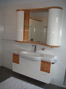 Waschtisch Schrank mit Spiegelschrank